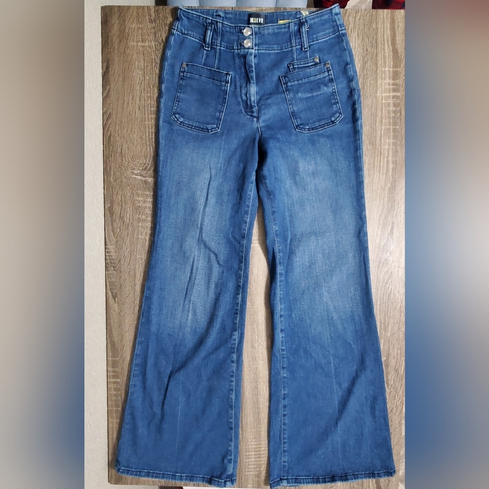 Maeve by Anthropologie Wide Leg Jeans Size 27 Pre-owned
